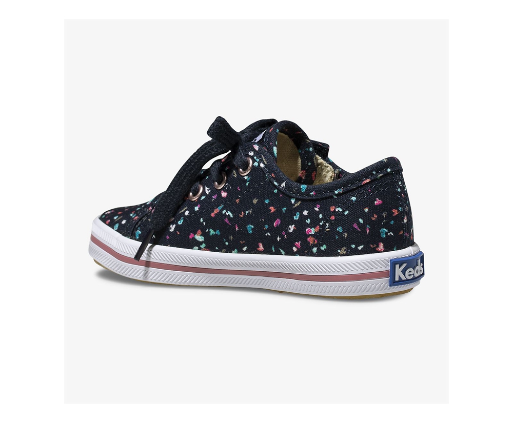 Kids Keds Sneakers - Kickstart Jr. - Navy - 2493-ZWAGU